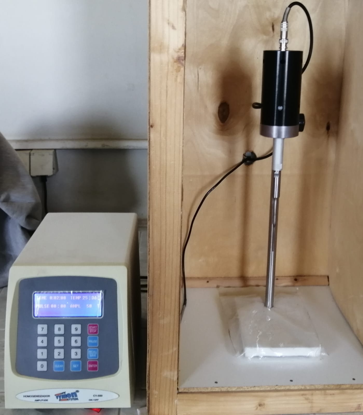 4.	Ultrasonic probe instrument